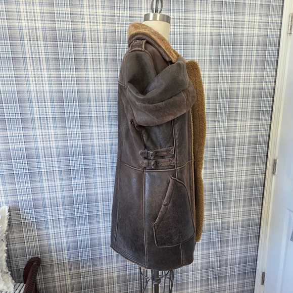 Eddie Bauer Lambskin Leather Bomber Jacket. - Picture 6 of 14